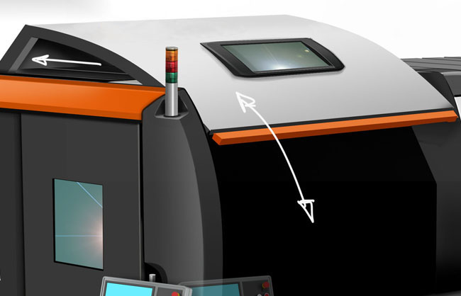 Macchina a taglio laser