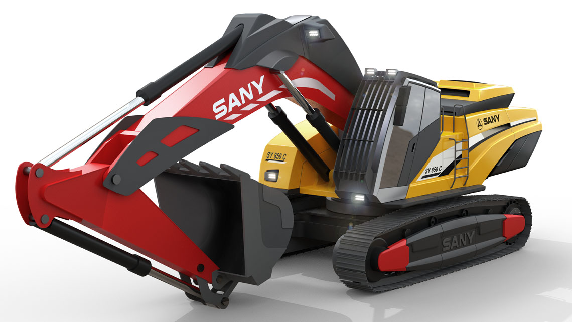 AMV Design Sany excavator scavatore