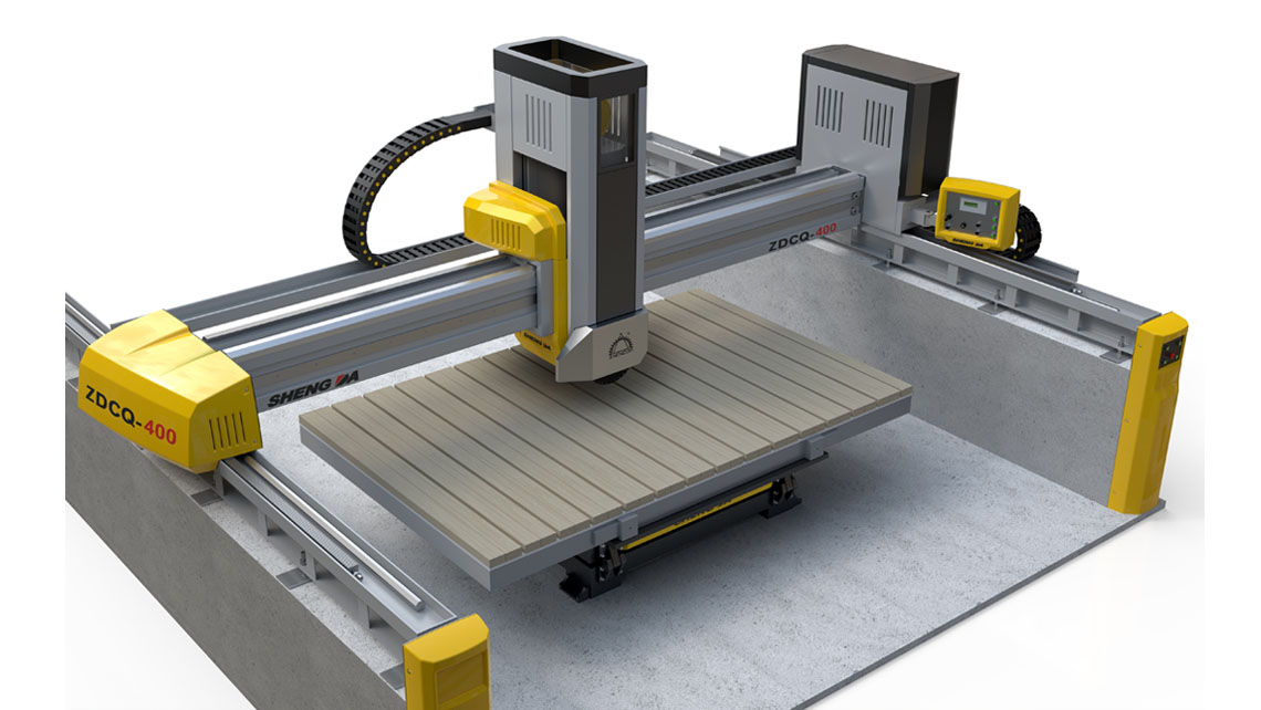 Sheng da zdcq-400   Tagliatrice a ponte per marmo  auomatic bridge stone cutting machine