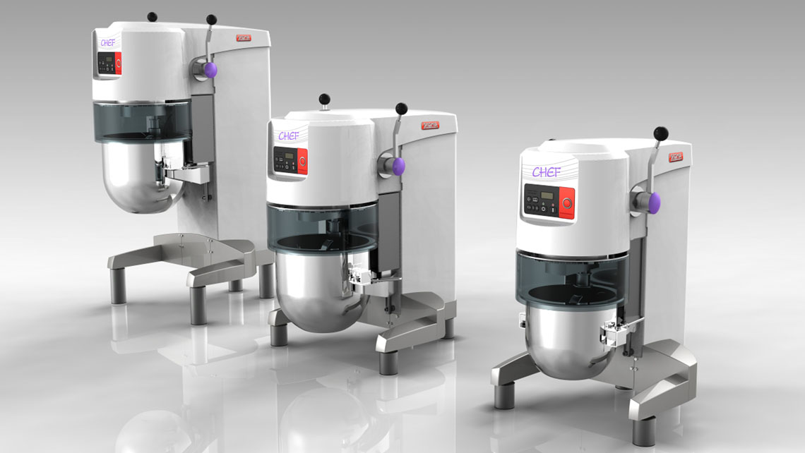 SIGMA impastatrice planetaria serie chef Impastatrici planetarie a variazione elettronica