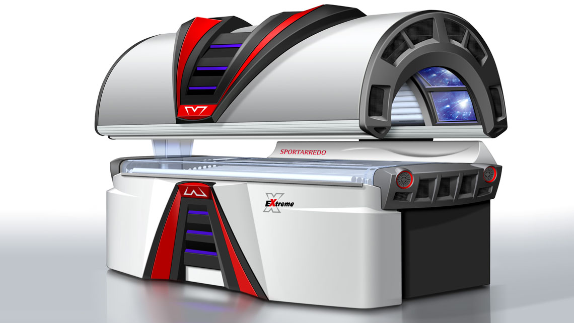 AMV Design - Sportarredo -  Lettino abbronzante Solarium 
