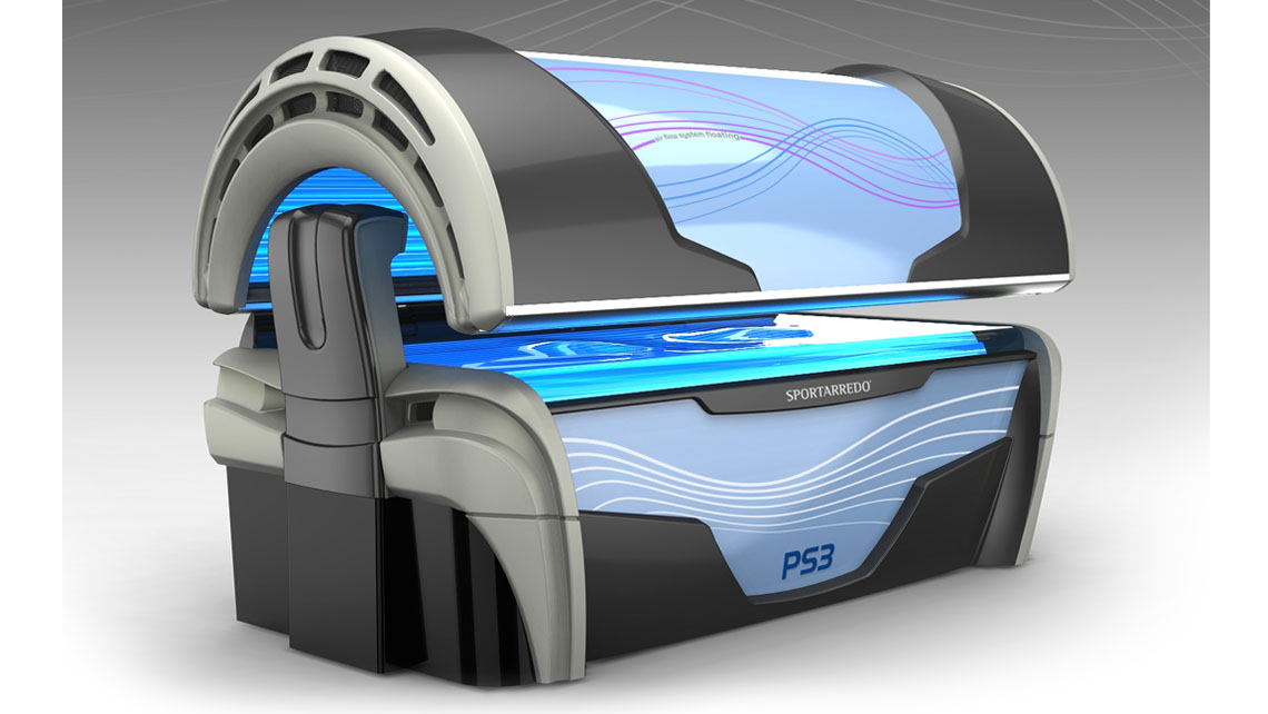 AMV Design - Sportarredo -  Lettino a Bassa Pressione Abbronzante Solarium 