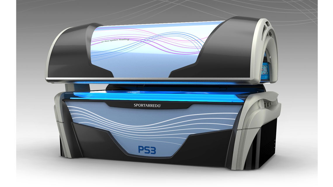 AMV Design - Sportarredo -  Lettino a Bassa Pressione Abbronzante Solarium 