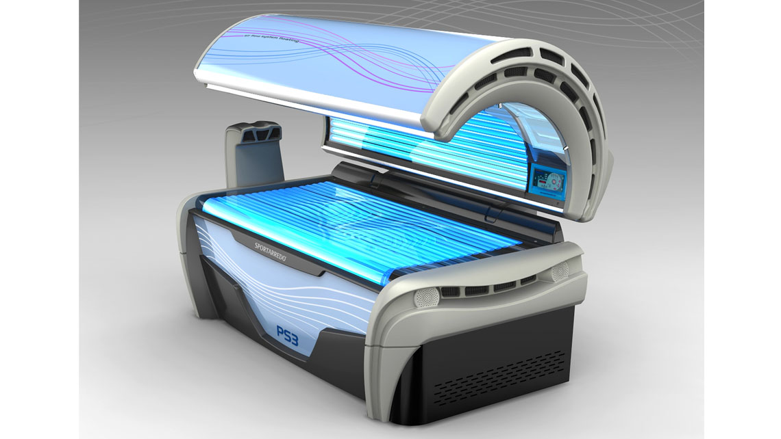 AMV Design - Sportarredo -  Lettino a Bassa Pressione Abbronzante Solarium 