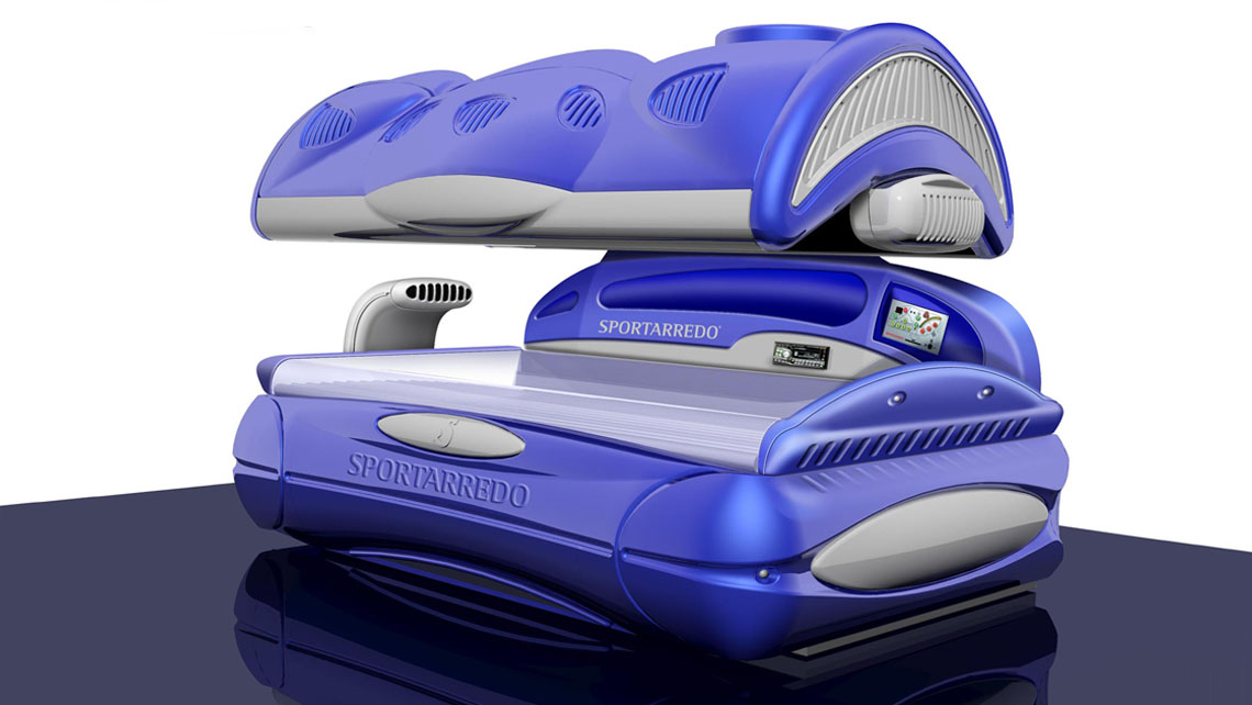 AMV Design - Sportarredo -  Lettino a Bassa Pressione Abbronzante Solarium 