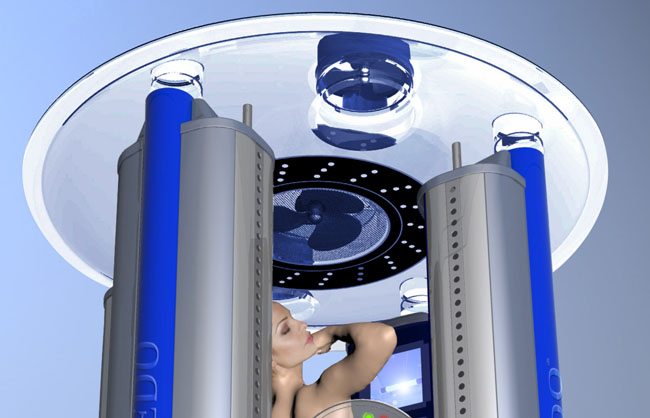 Solarium verticale