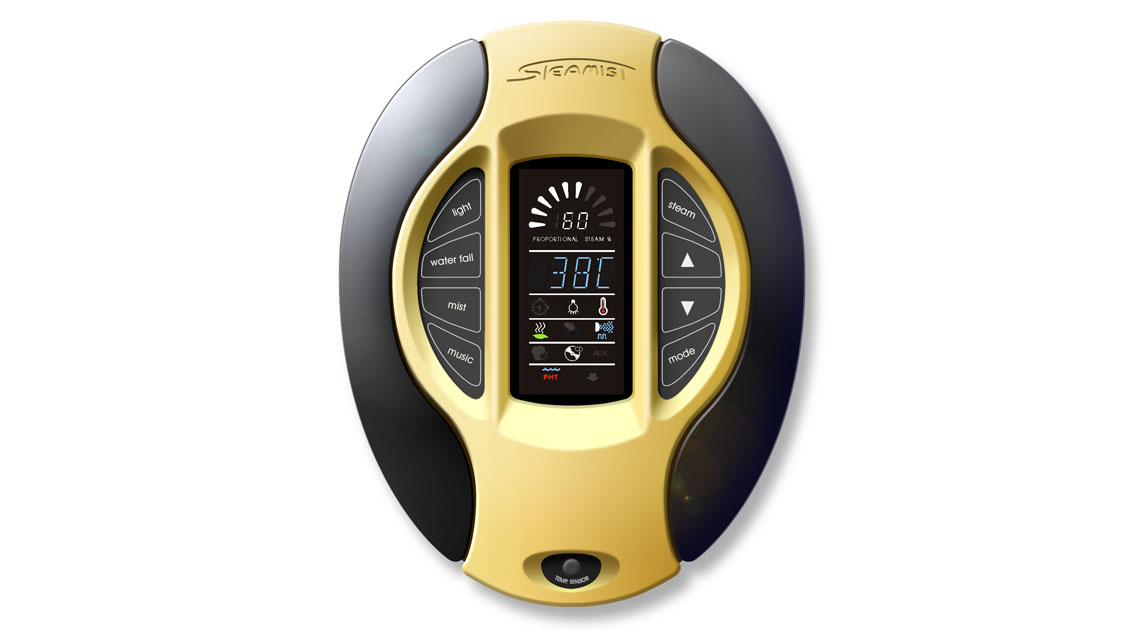 AMV Design, Steamist,steam shower Controls, control panel