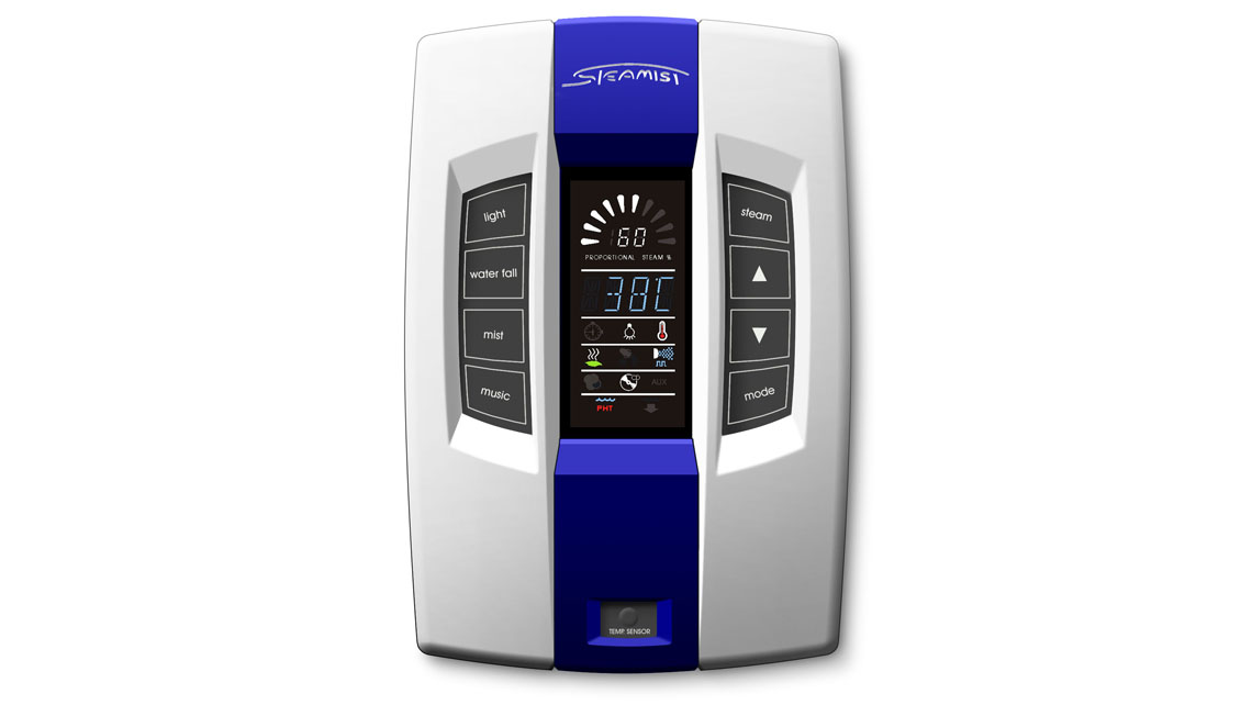 AMV Design, Steamist,steam shower Controls, control panel