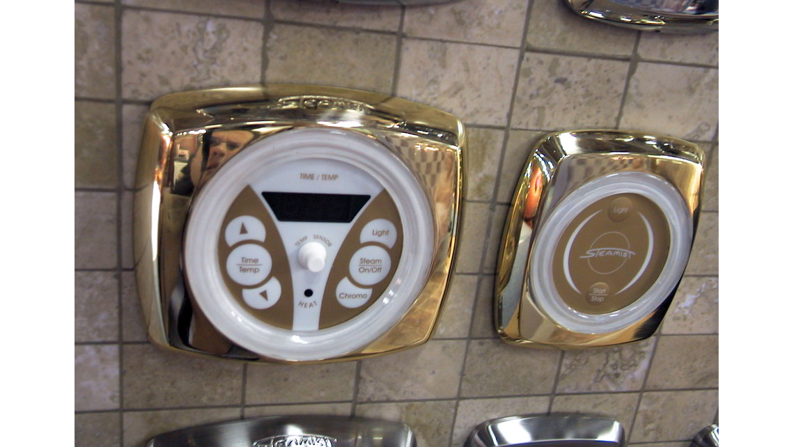 AMV Design, Steamist,steam shower Controls, control panel