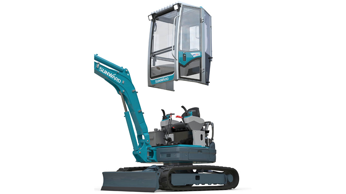 AMV Design  sunward Mini escavatore swe 25 u swe25u cingolato