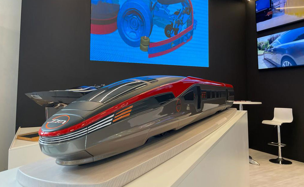 AMV Design - Treno Metropolitano Concept  - Metropolitan Train - Train Design - Innotrans Berlin - High-speed rail - high speed train - treno ad alta velocità - concept treno - treno design - locomotiva - trasporto su rotaia - treno fututistico