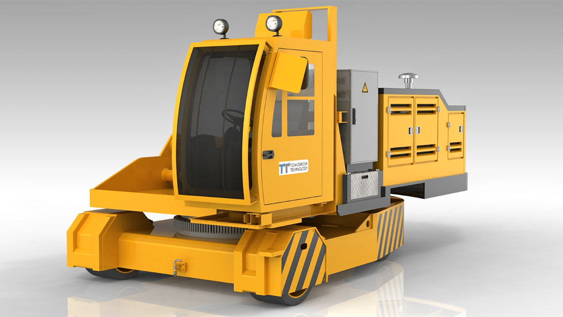 AMV Design TT Tomorrow Technology Scarificatore Veicolo Multifunzione industria alluminio