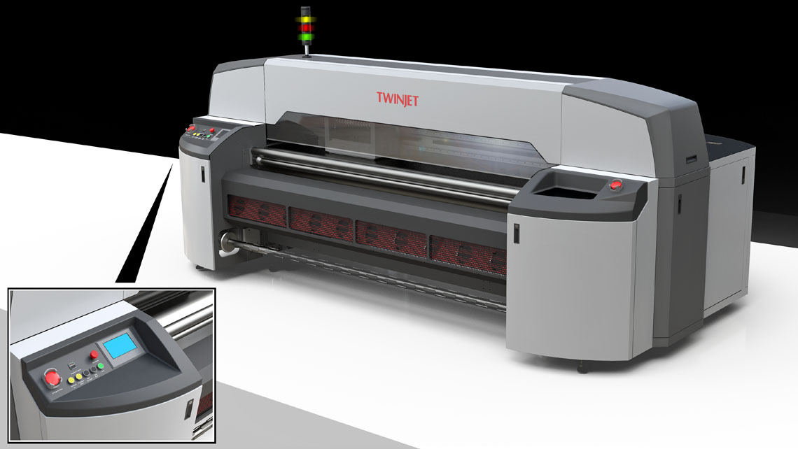 AMV Design Twinjet Plotter per tessuti