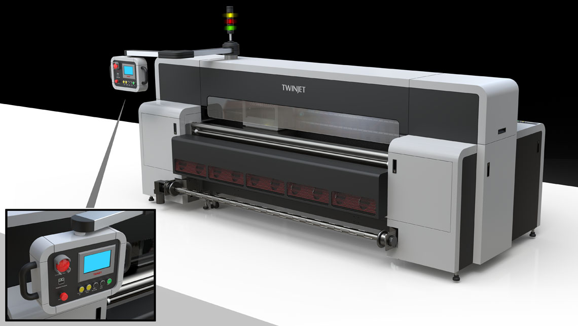 AMV Design Twinjet Plotter per tessuti