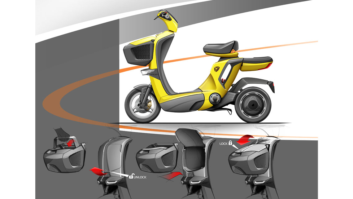 AMV Design yadea minimoto  scooter
