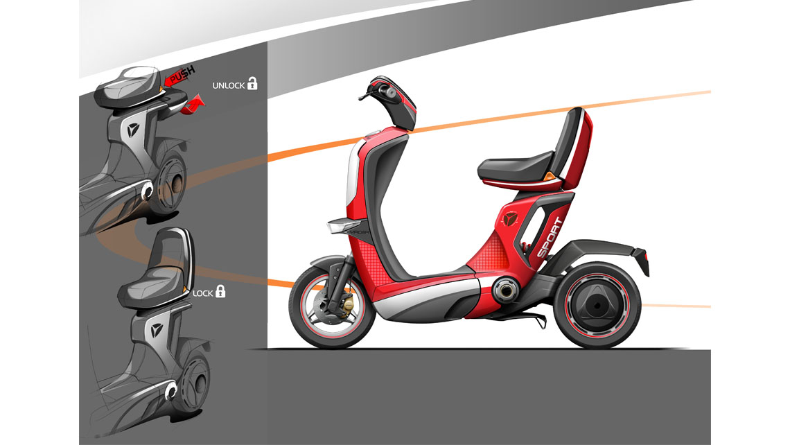 AMV Design yadea minimoto  scooter