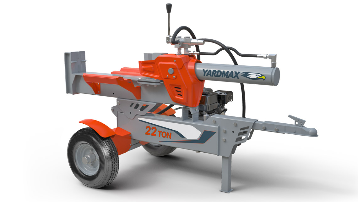 AMV Design Tiya International Spaccalegna orizzontale AMV Design Tiya International Yardmax Horizontal log splitter 2 way gas log splitter