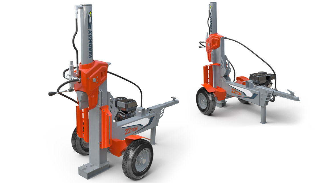 AMV Design Yardmax Tiya International Spaccalegna orizzontale 2 way gas log splitter