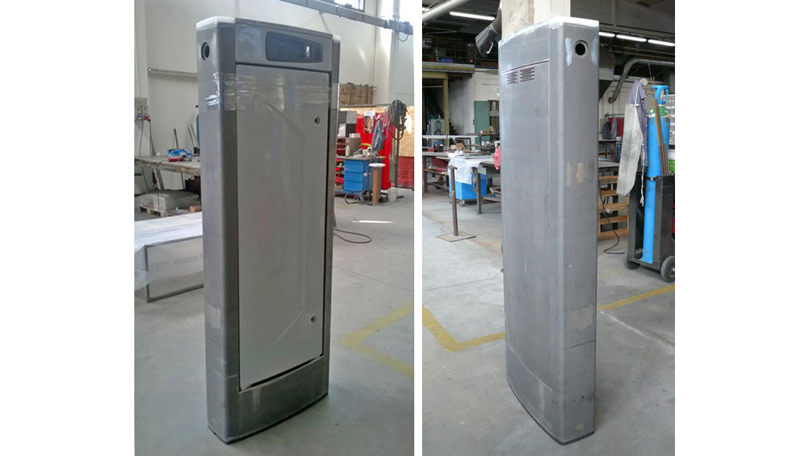 AMV Design,  Aspect , Tantar 1P3, monitor sistema di controllo materiali fissili e radioattivi, controlli doganali, pedoni e bagagli