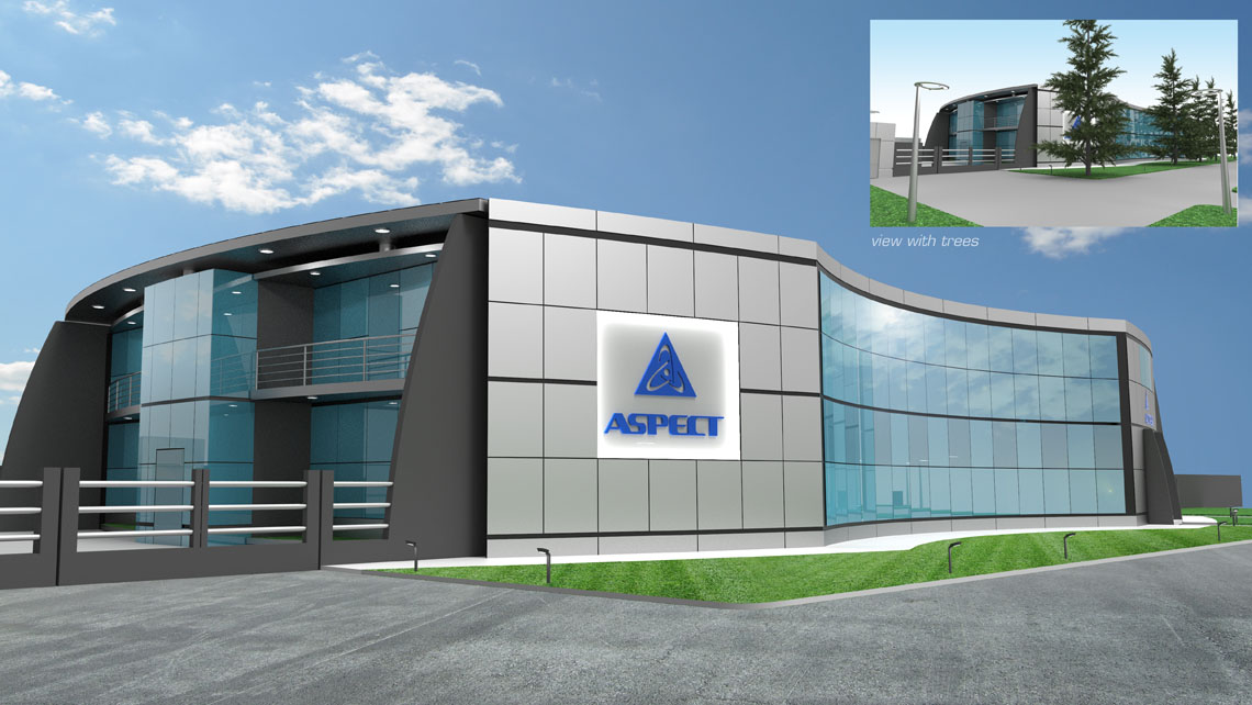 ASPECT Dubna building exteriors