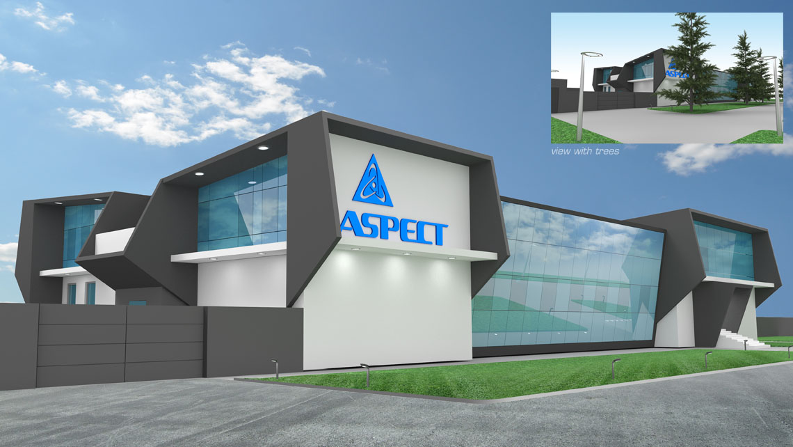 ASPECT Dubna building exteriors