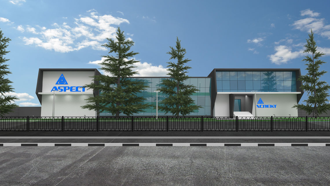 ASPECT Dubna building exteriors