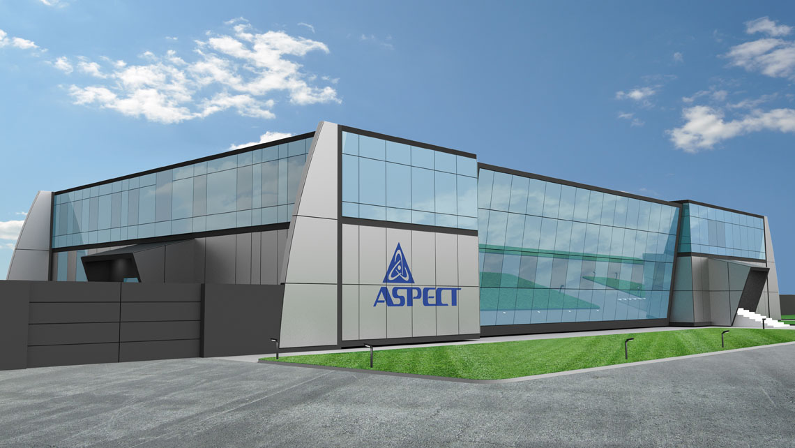 ASPECT Dubna building exteriors