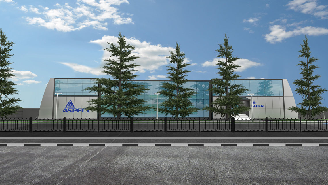 ASPECT Dubna building exteriors