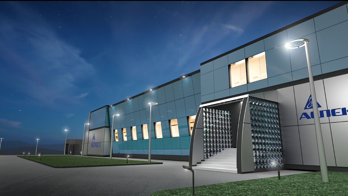 ASPECT Dubna building exteriors