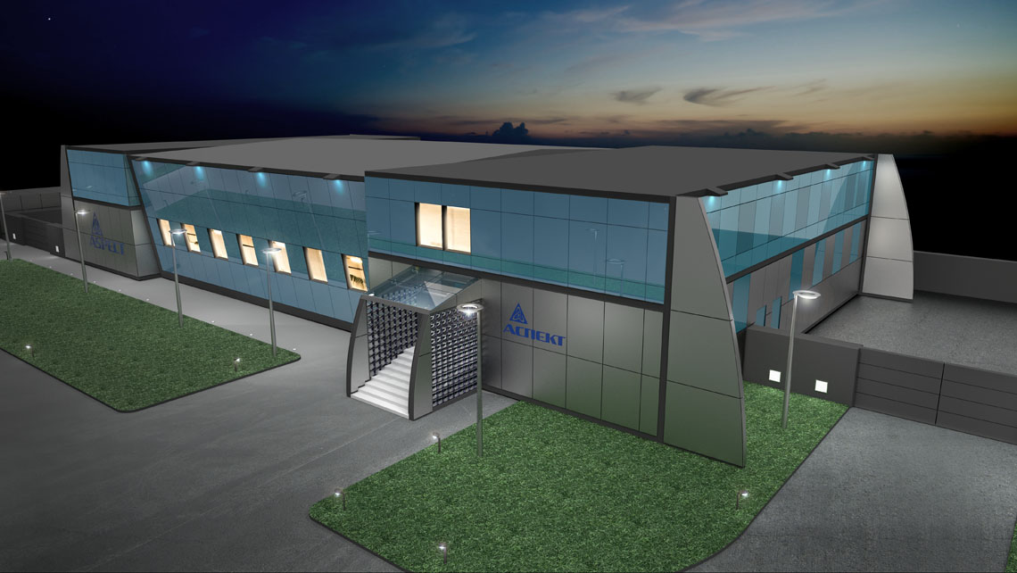 ASPECT Dubna building exteriors