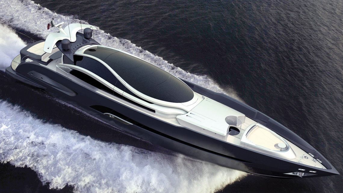 AMV Design Yacht concept of Super Yacht 125'