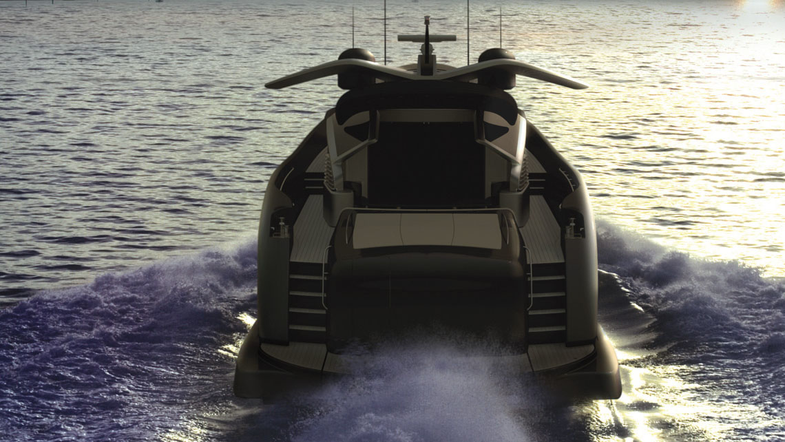 AMV Design Yacht concept of Super Yacht 125'