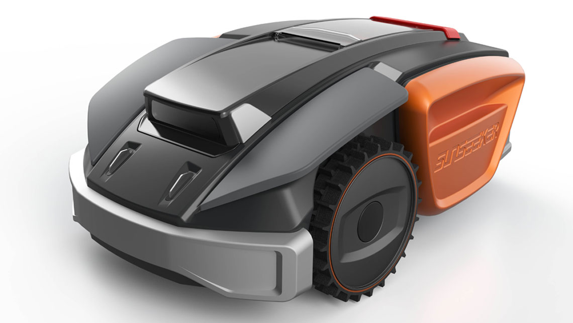 AMV Design, Sunseeker, rasaerba robot, robot lawn mower, robotic lawn mower, automatic mower, lawn mowing robots, Automatic lawnmower 