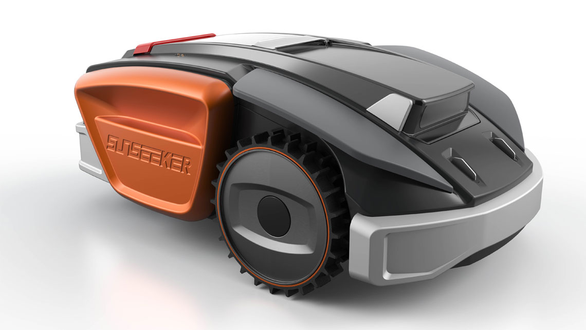 AMV Design, Sunseeker, rasaerba robot, robot lawn mower, robotic lawn mower, automatic mower, lawn mowing robots, Automatic lawnmower