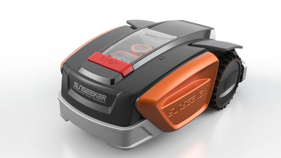 AMV Design, Sunseeker, rasaerba robot, robot lawn mower, robotic lawn mower, automatic mower, lawn mowing robots, Automatic lawnmower