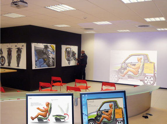 Amv Design Work Process 4. Sala di proiezione